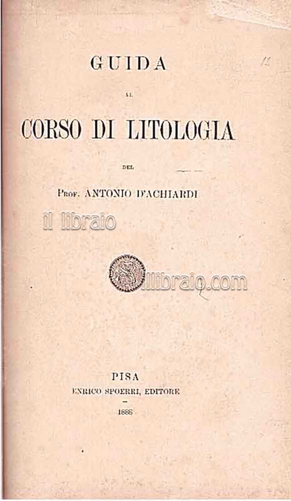 Guida al corso di litologia