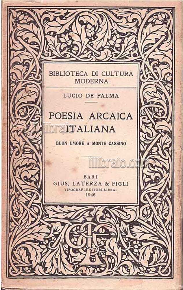 Poesia arcaica italiana. Buon umore a Monte Cassino