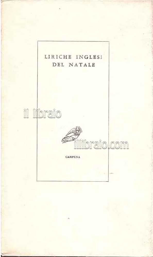 Liriche inglesi del Natale