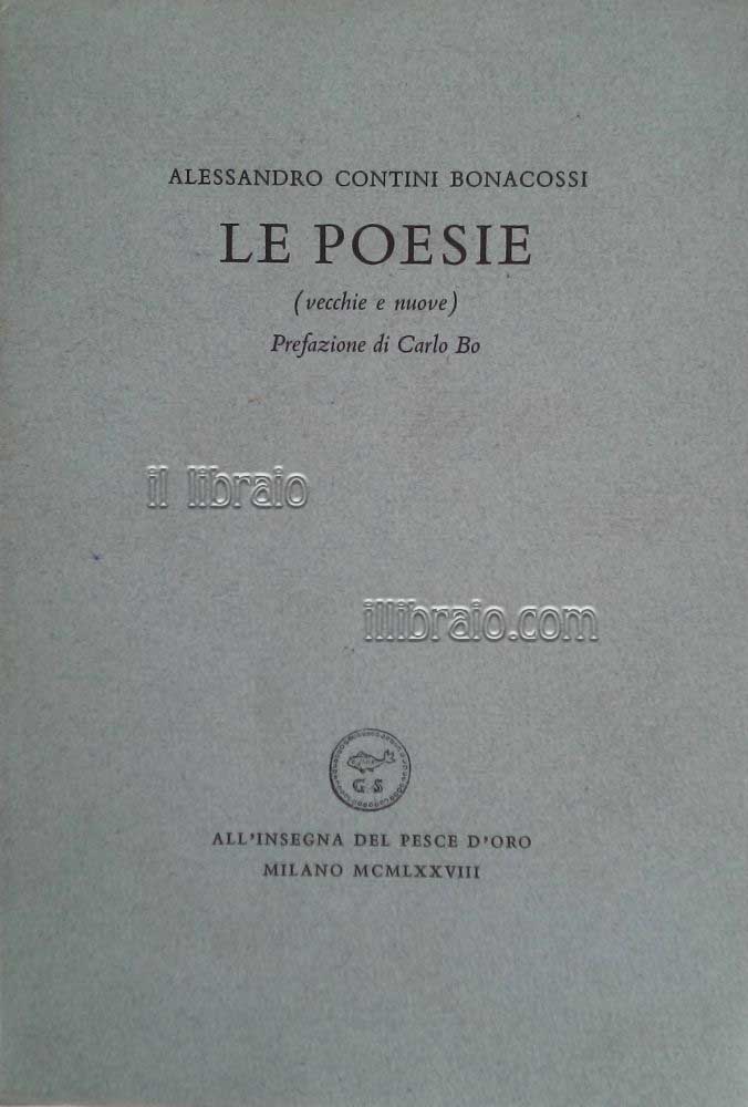Le poesie (vecchie e nuove)