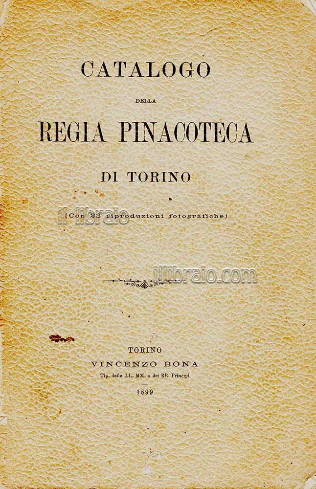 Catalogo della Regia pinacoteca di Torino