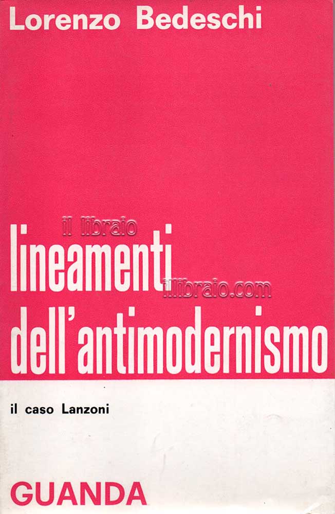 Lineamenti dell'antimodernismo (il caso Lanzoni)