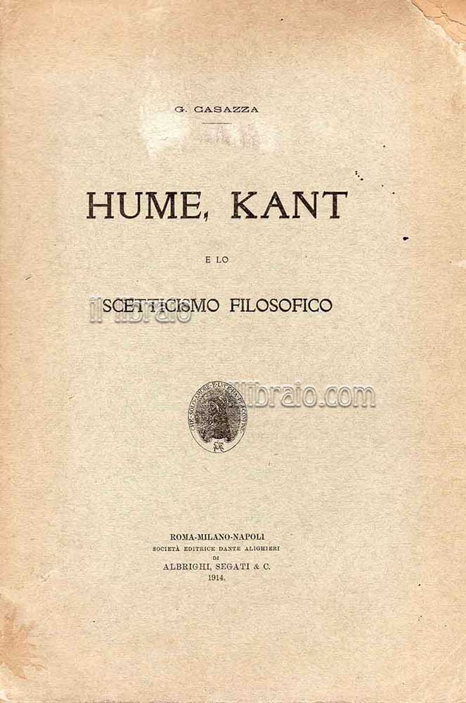 Hume, Kant e lo scetticismo filosofico