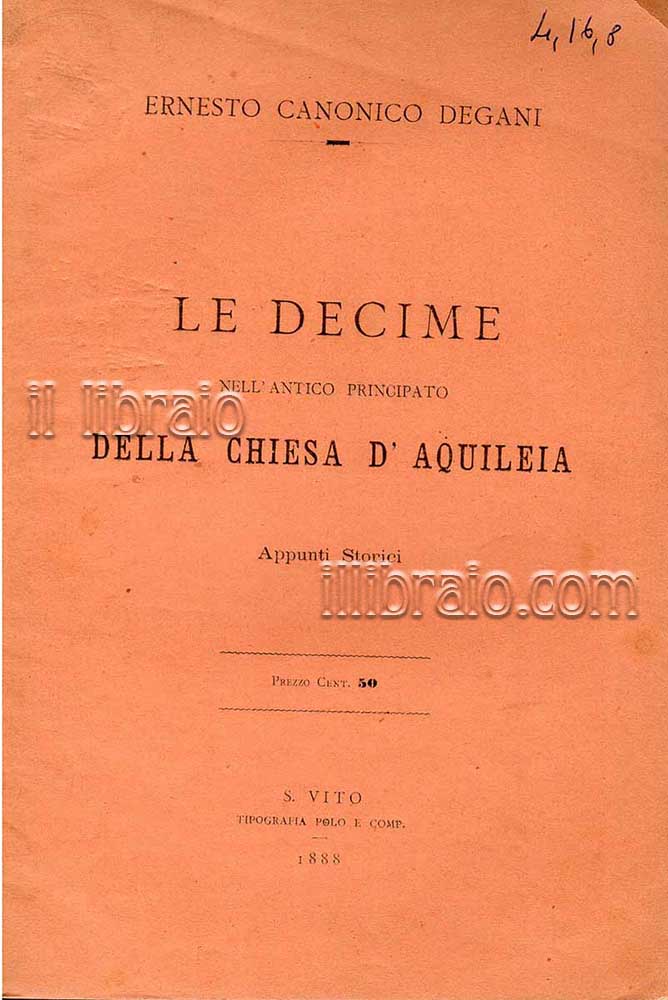 Le decime nell'antico principato della chiesa d'Aquileia