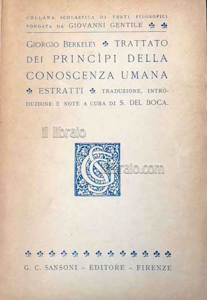 Trattato dei principi  della conoscenza umana (estratti)