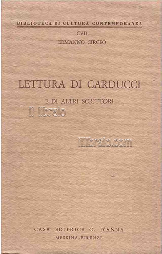 Lettura di Carducci e  di altri scrittori