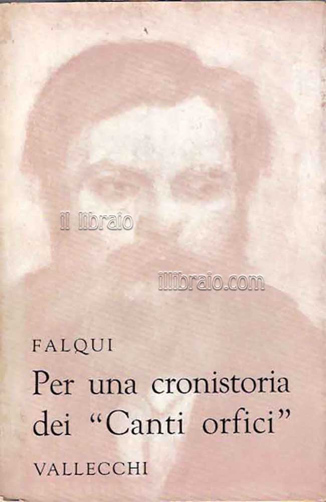 Per una cronistoria dei 