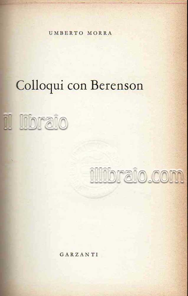 Colloqui con Berenson