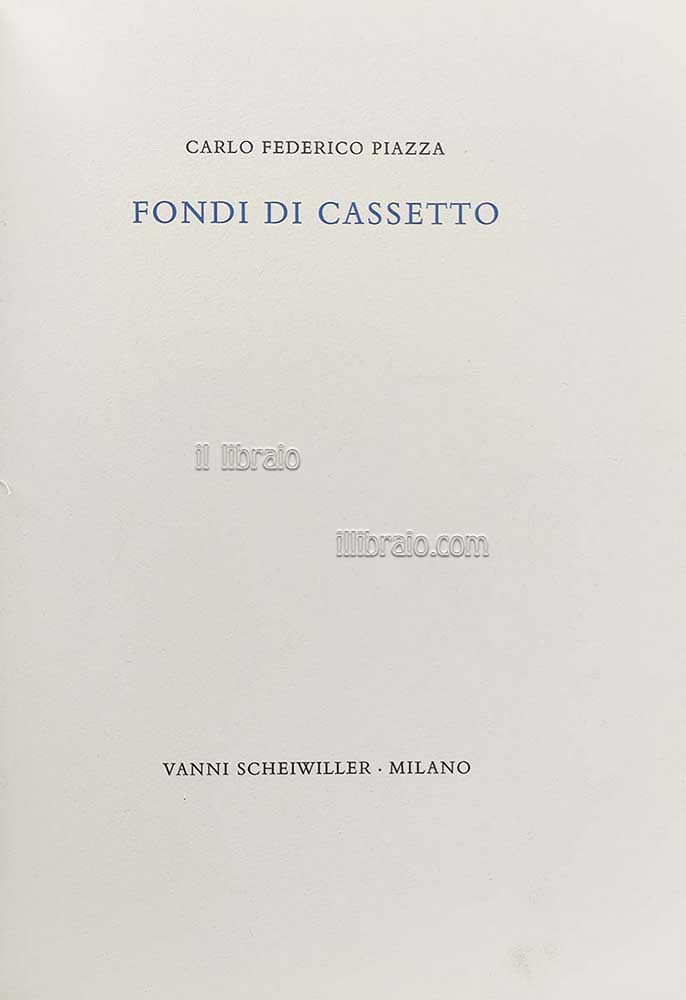 Fondi di cassetto