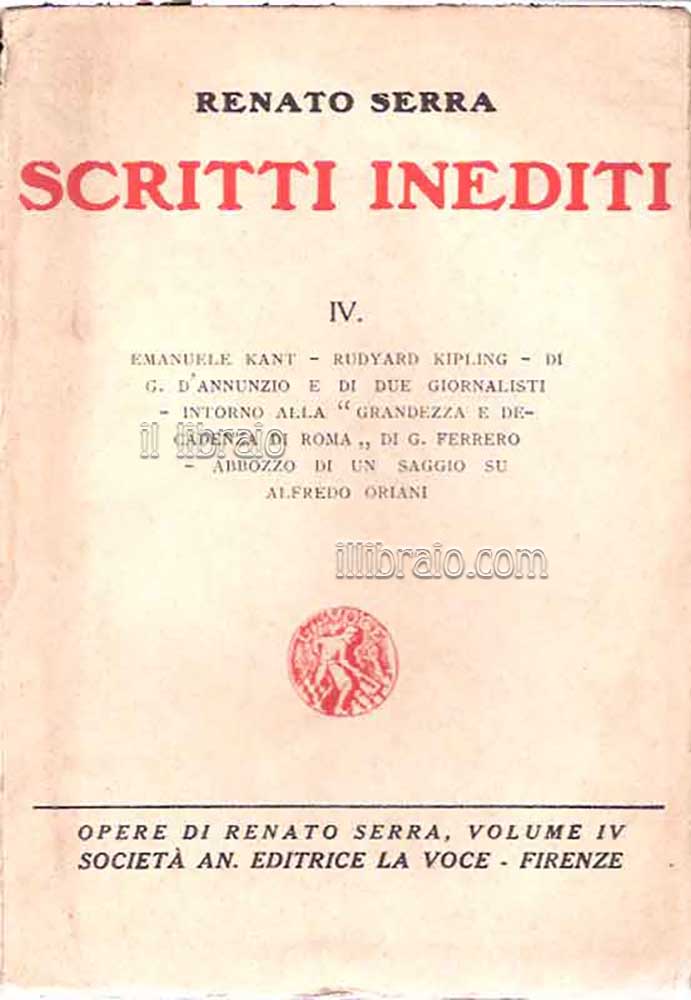 Scritti inediti IV