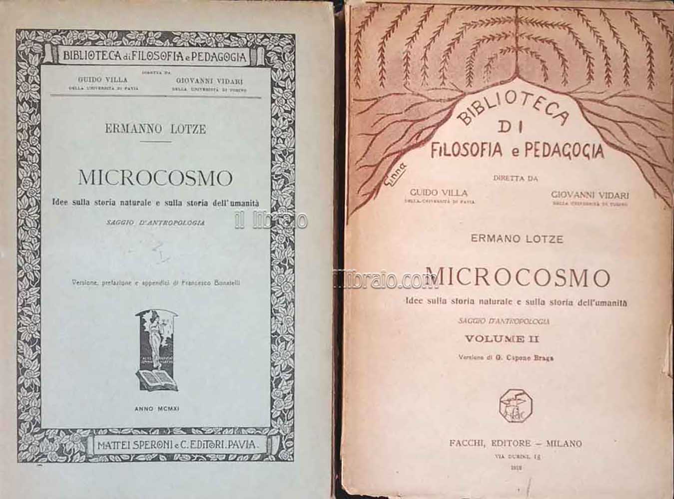 Microcosmo idee sulla storia naturale e sulla storia dell'umanità, saggio d'antropologia